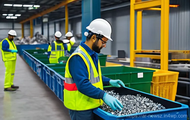 업사이클링 스타트업이 마주하는 법적 이슈 - **Prompt: Protecting an Innovative Recycled Product's Intellectual Property**
    "A close-up shot o...